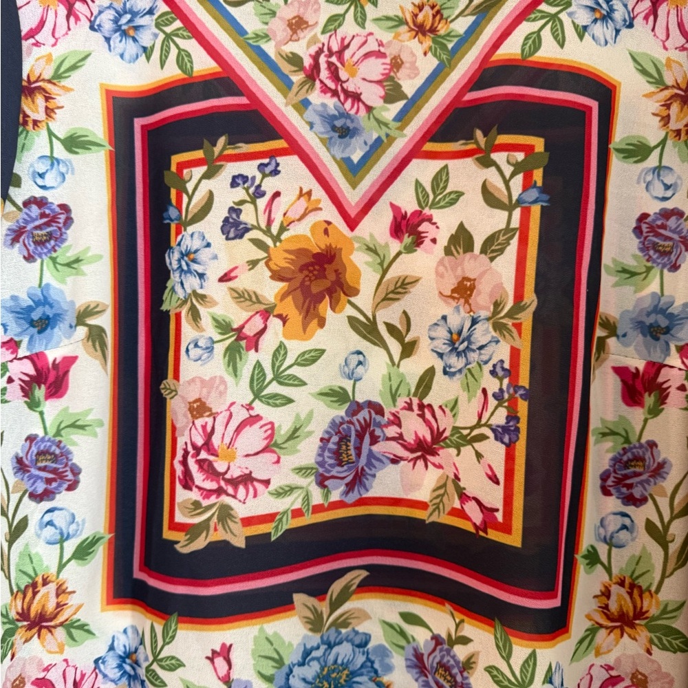 Anthropologie Jealous Tomato Floral Print Blouse - Multicolor - Picture 3 of 8